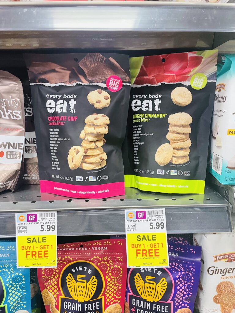 every body eat cookie bites kroger shelf image