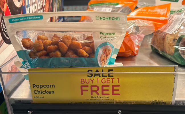 home chef popcorn chicken kroger shelf image