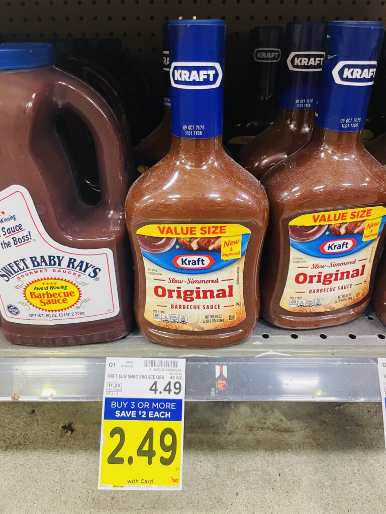 kraft bbq sauce kroger shelf image (1)