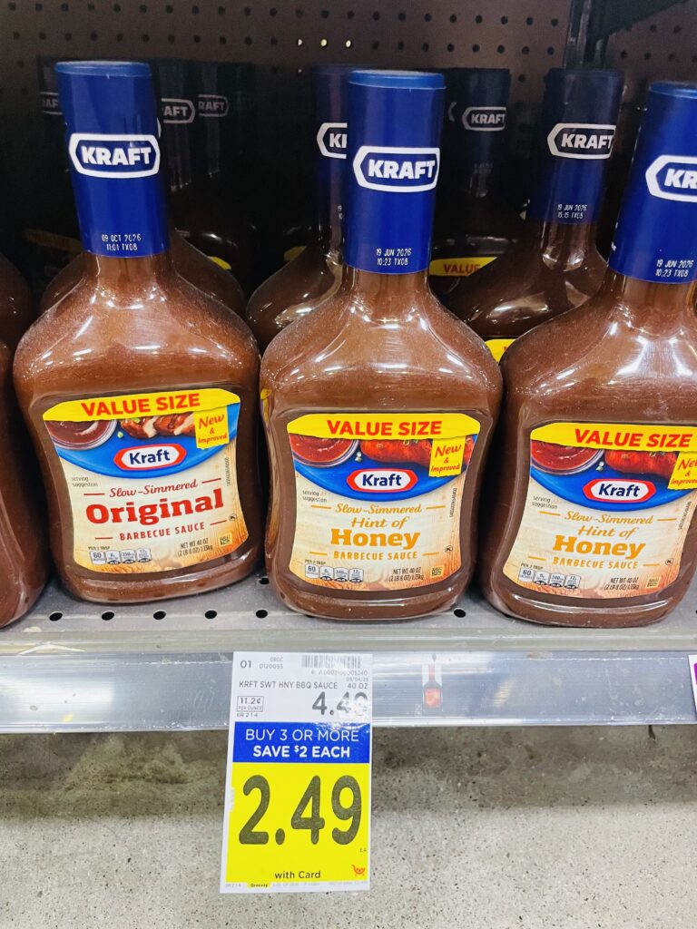 kraft bbq sauce kroger shelf image (1)