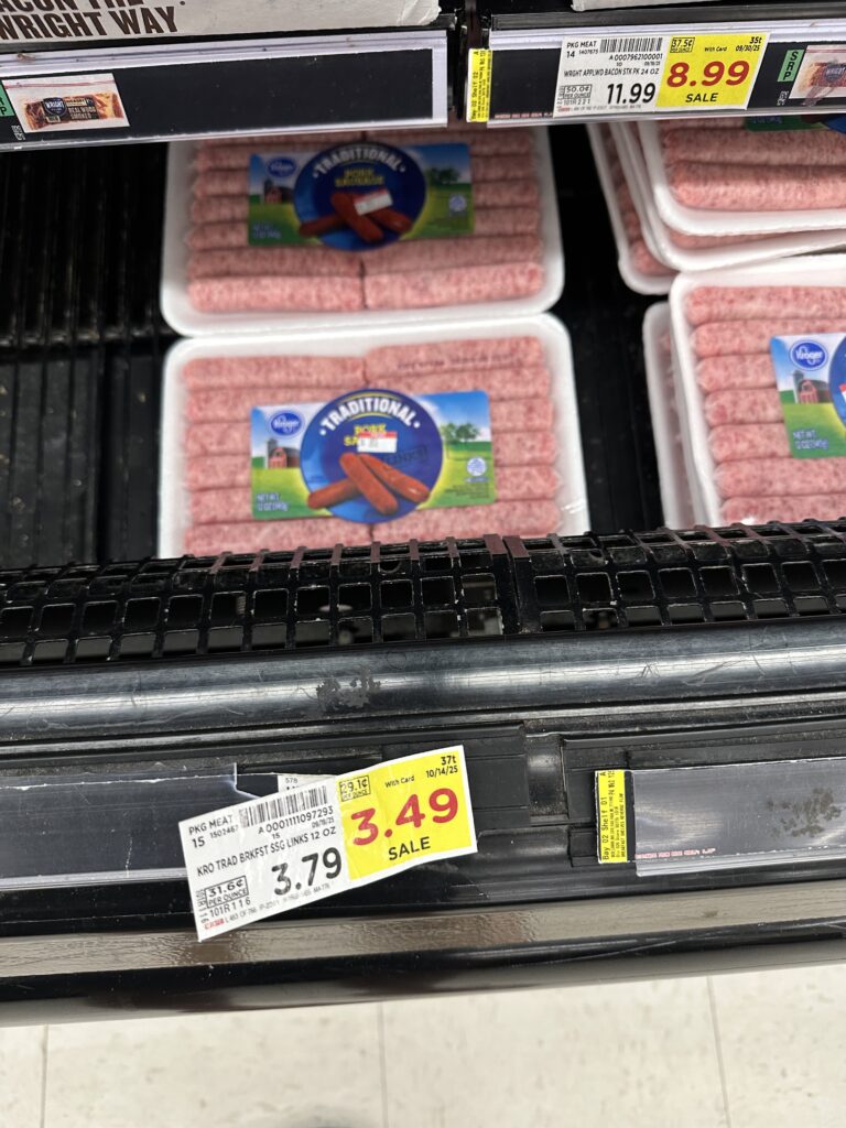 kroger breakfast sausage shelf image (1)
