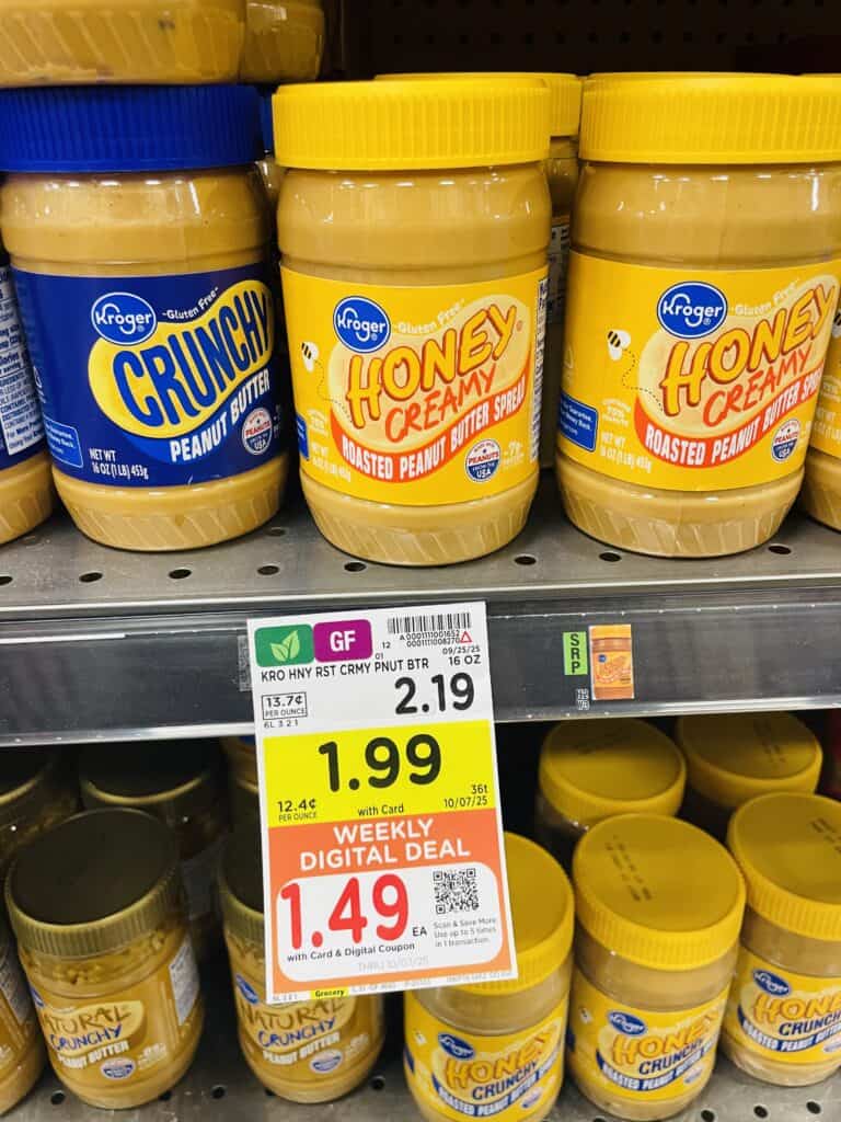 kroger peanut butter shelf image (1)