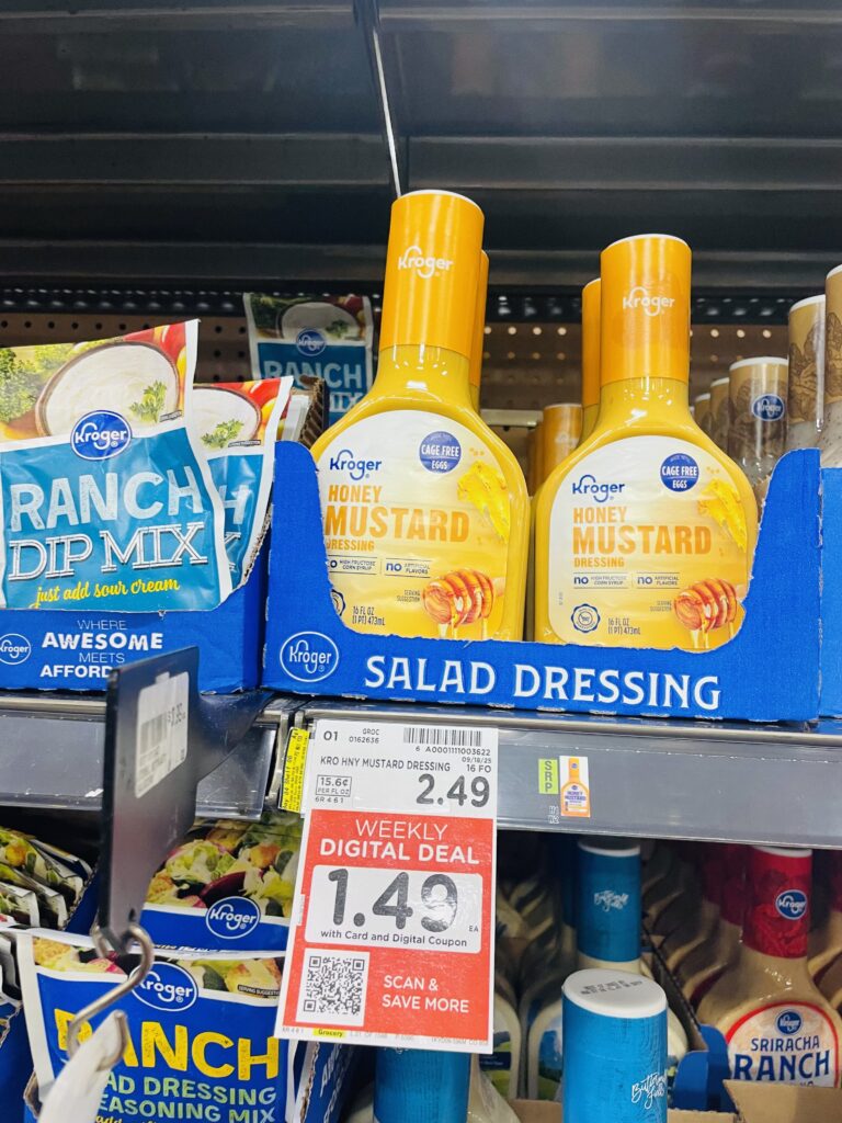 kroger salad dressing shelf image (1)