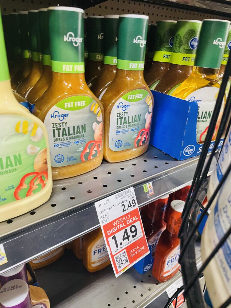 kroger salad dressing shelf image (1)