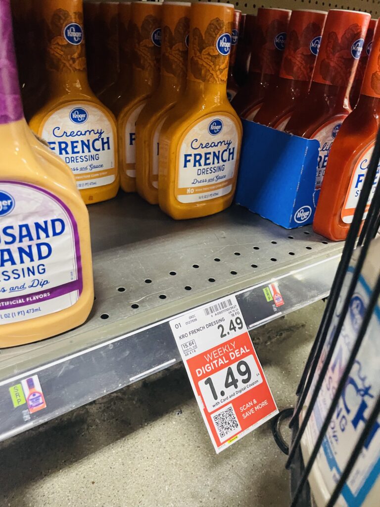 kroger salad dressing shelf image (1)