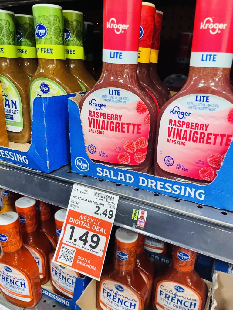 kroger salad dressing shelf image (1)