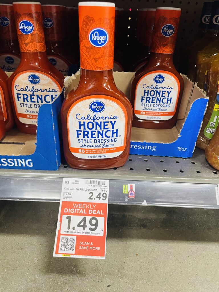 kroger salad dressing shelf image (1)