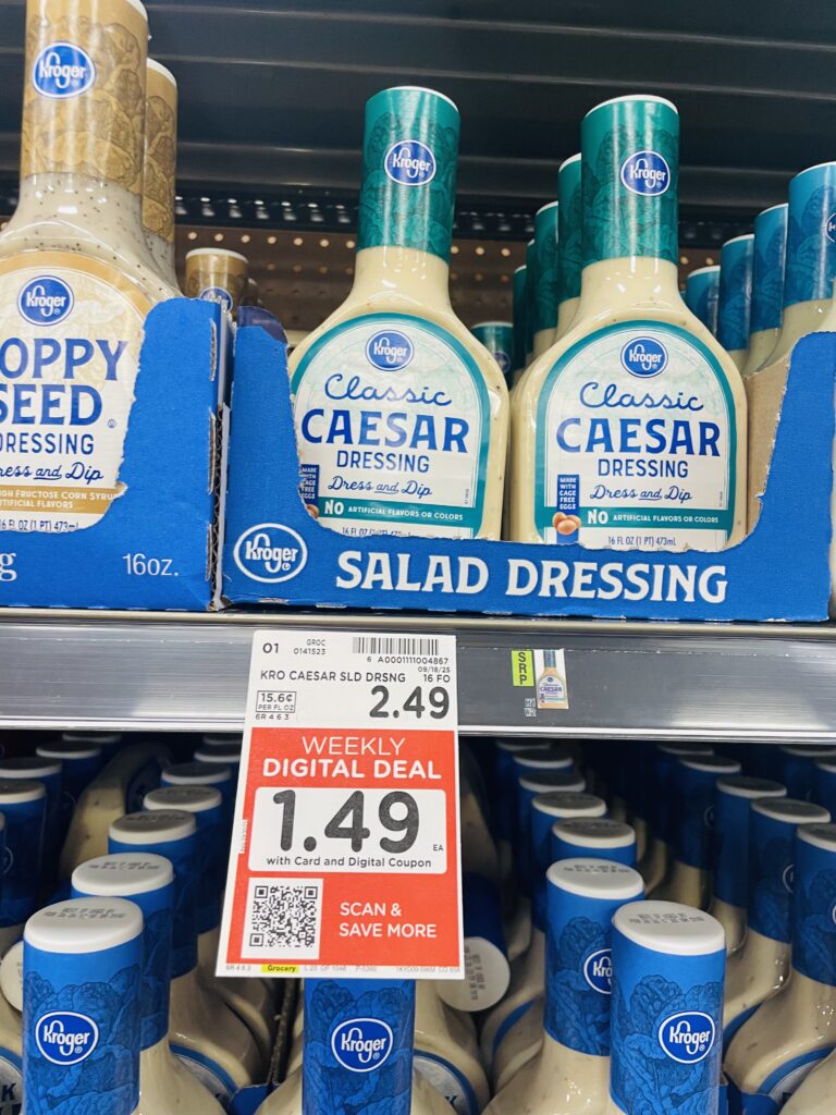 kroger salad dressing shelf image (1)
