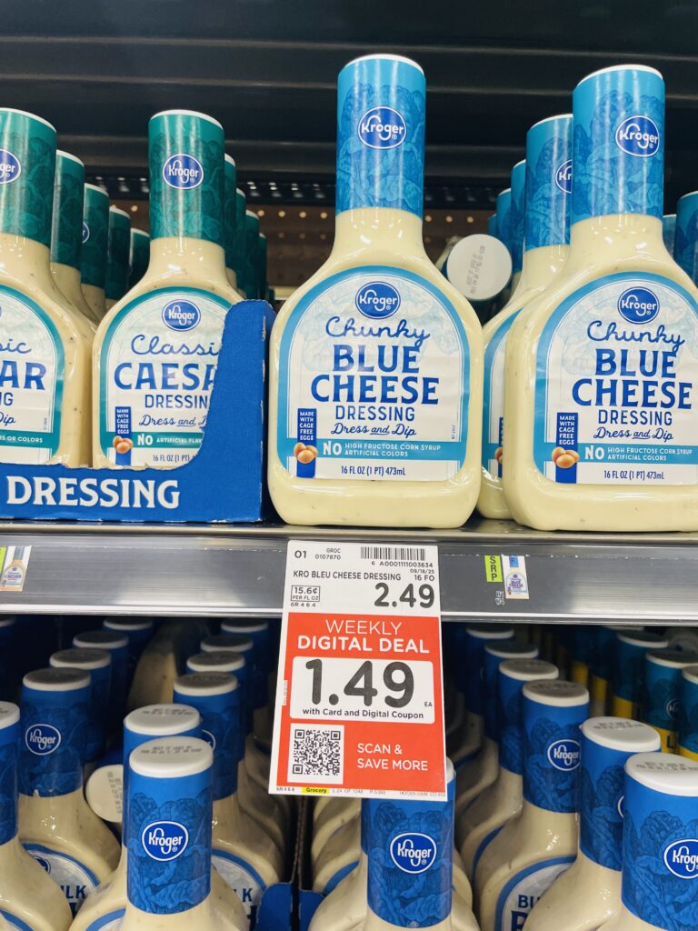 kroger salad dressing shelf image (1)
