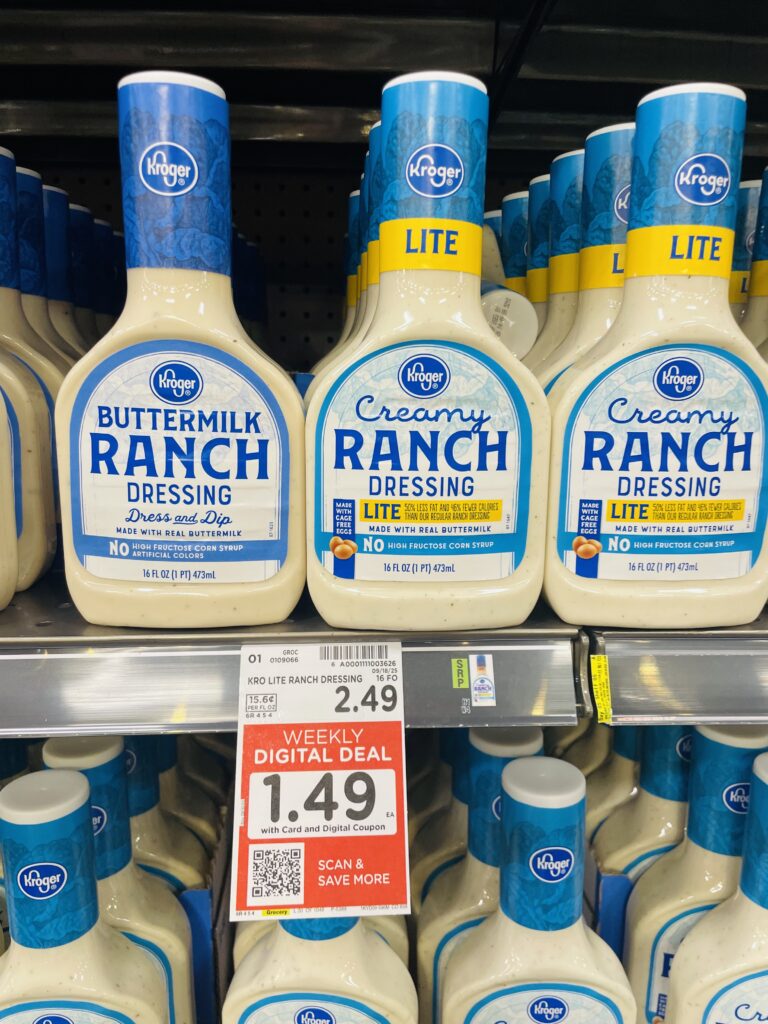kroger salad dressing shelf image (1)