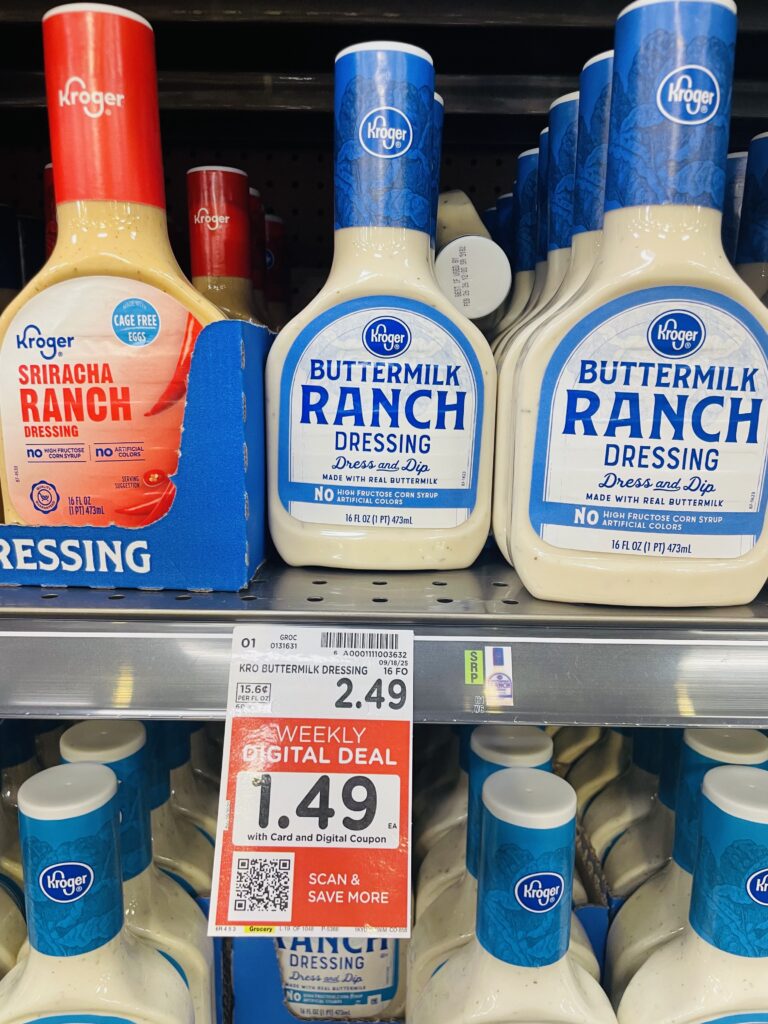 kroger salad dressing shelf image (1)