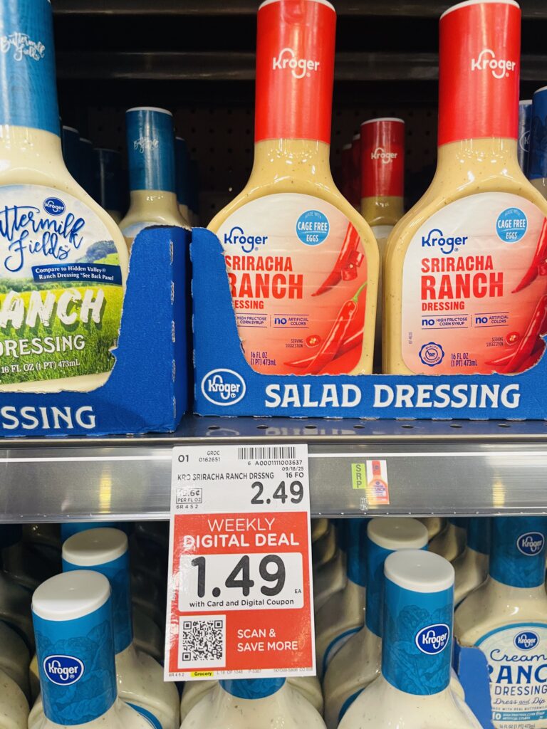 kroger salad dressing shelf image (1)