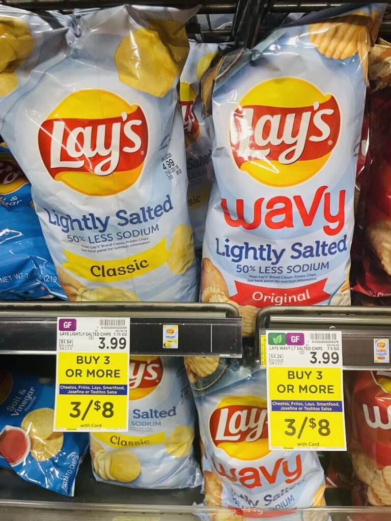 lay's, cheetos fritos kroger shelf image (1)