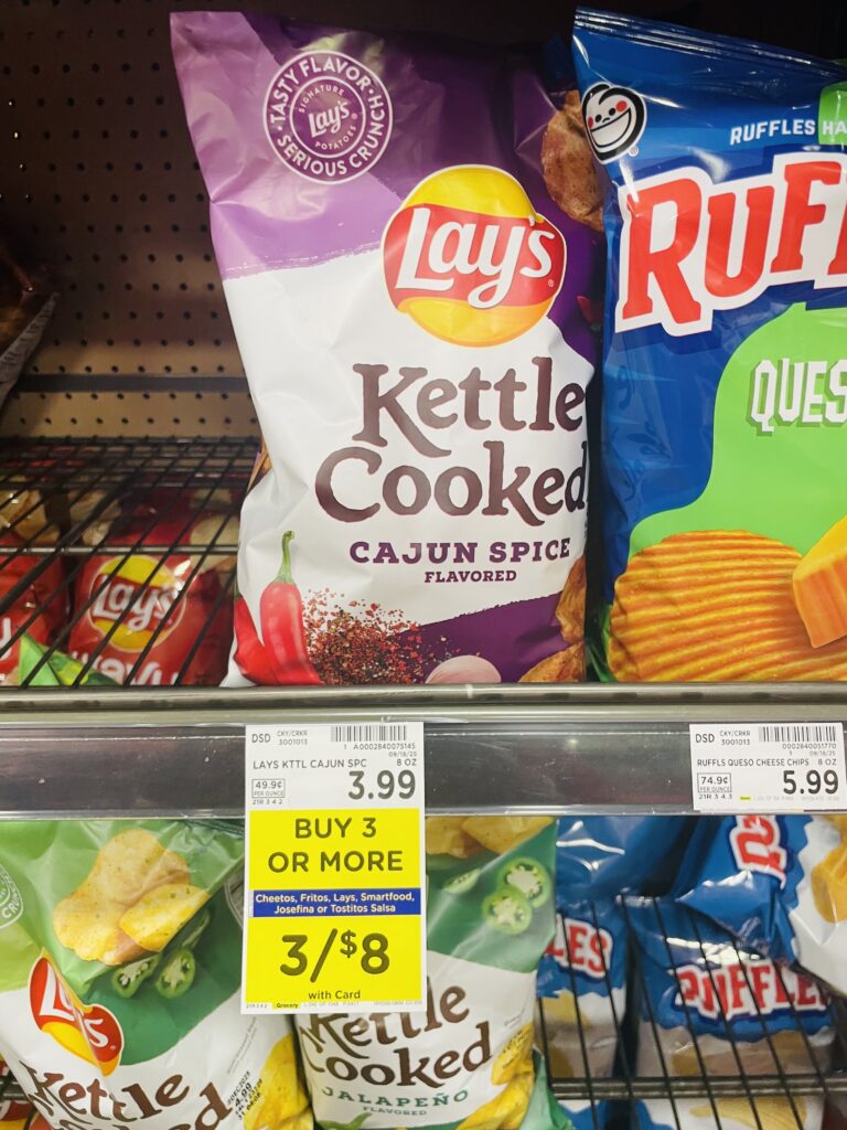 lay's, cheetos fritos kroger shelf image (1)