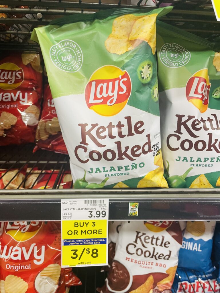 lay's, cheetos fritos kroger shelf image (1)
