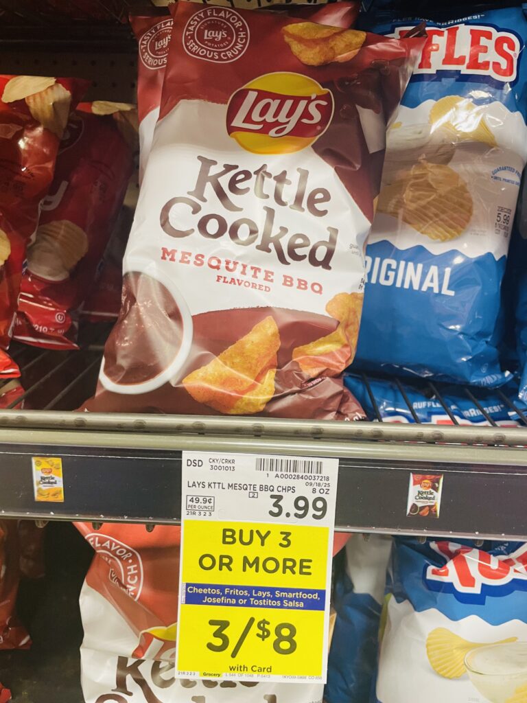 lay's, cheetos fritos kroger shelf image (1)