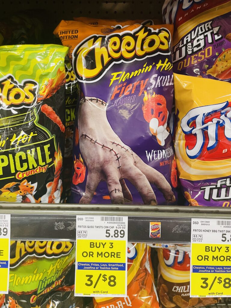 lay's, cheetos fritos kroger shelf image (1)