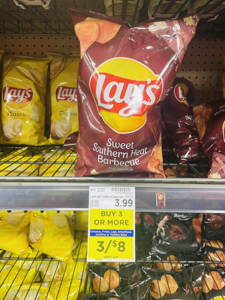 lay's, cheetos fritos kroger shelf image (1)