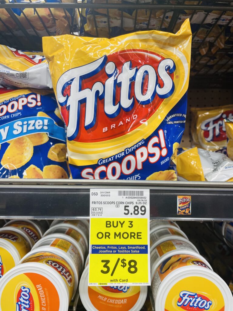 lay's, cheetos fritos kroger shelf image (1)