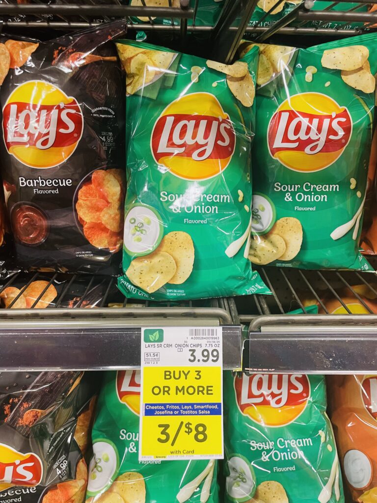 lay's, cheetos fritos kroger shelf image (1)