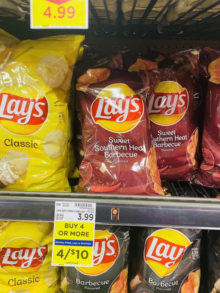 lay's, doritos and fritos kroger shelf image (1)