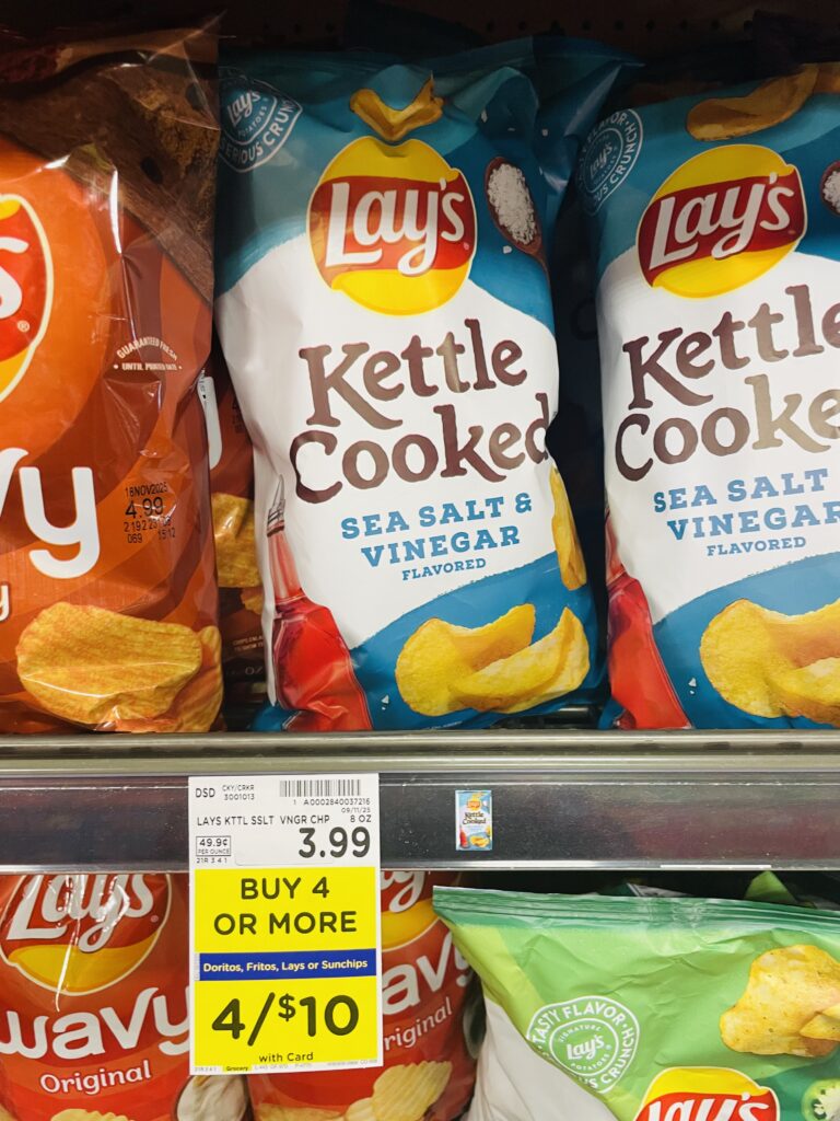 lay's, doritos and fritos kroger shelf image (1)