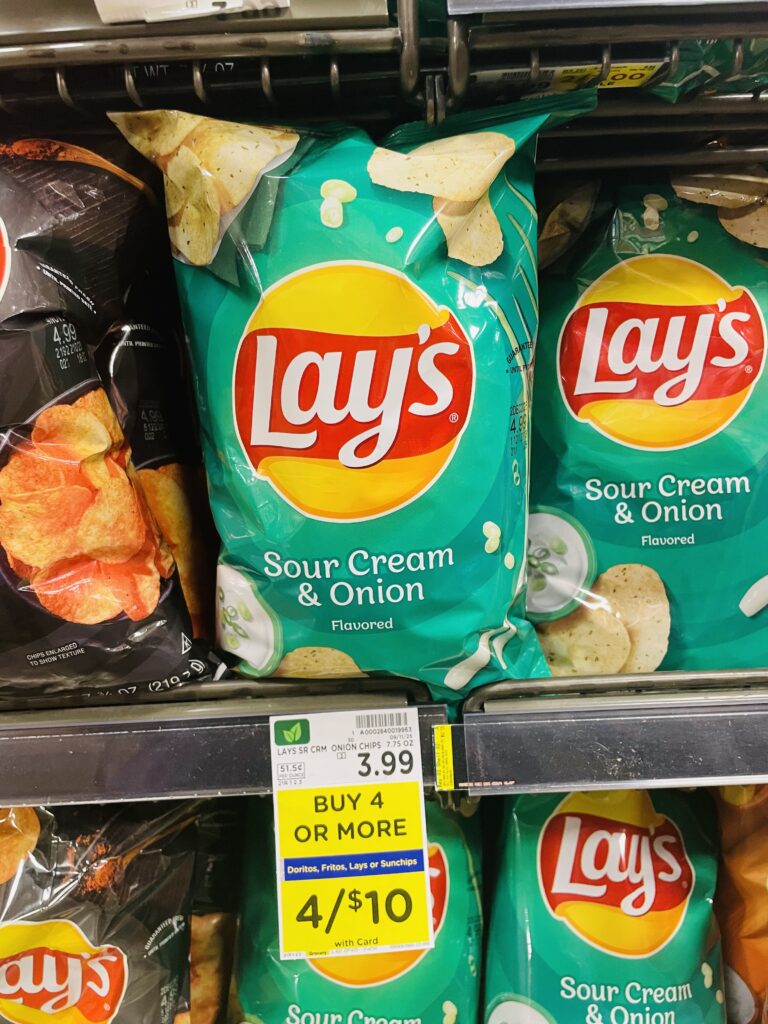 lay's, doritos and fritos kroger shelf image (1)