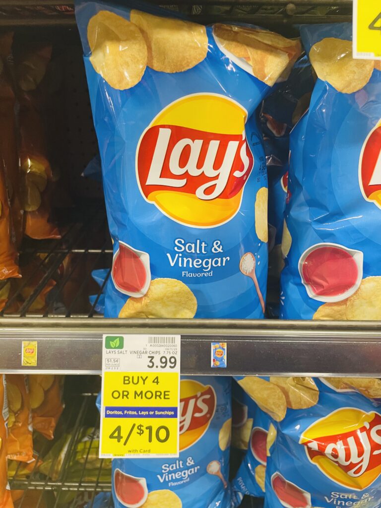 lay's, doritos and fritos kroger shelf image (1)