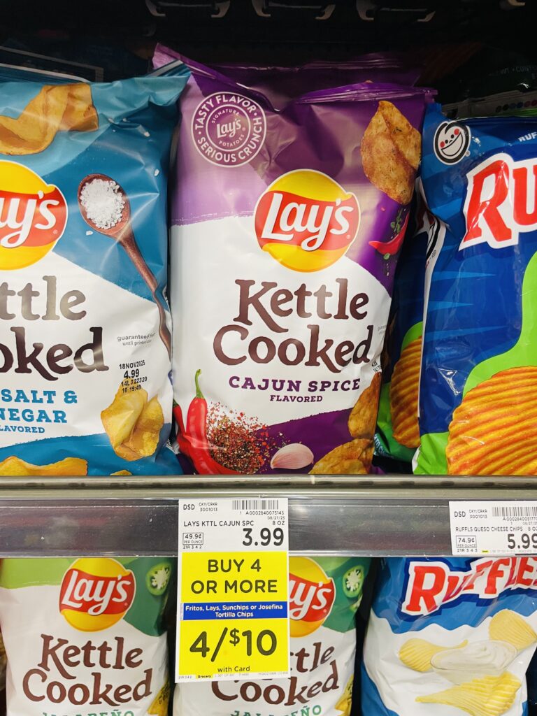 lay's, fritos and sunchips kroger shelf image (1)