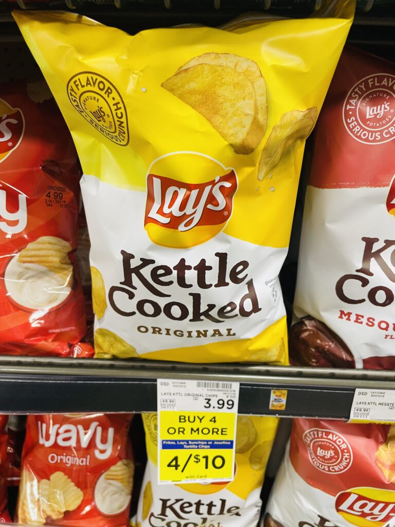 lay's, fritos and sunchips kroger shelf image (1)