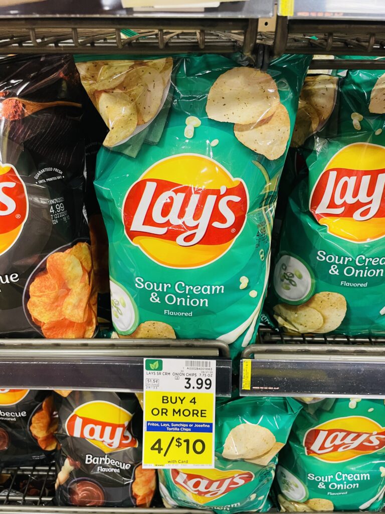 lay's, fritos and sunchips kroger shelf image (1)