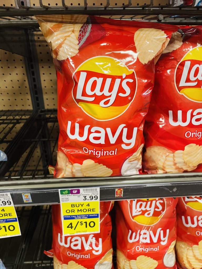 lay's, fritos and sunchips kroger shelf image (1)