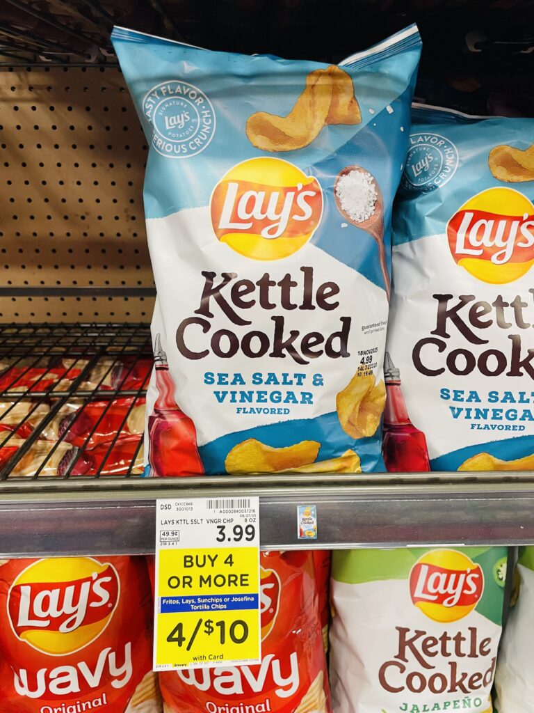 lay's, fritos and sunchips kroger shelf image (1)