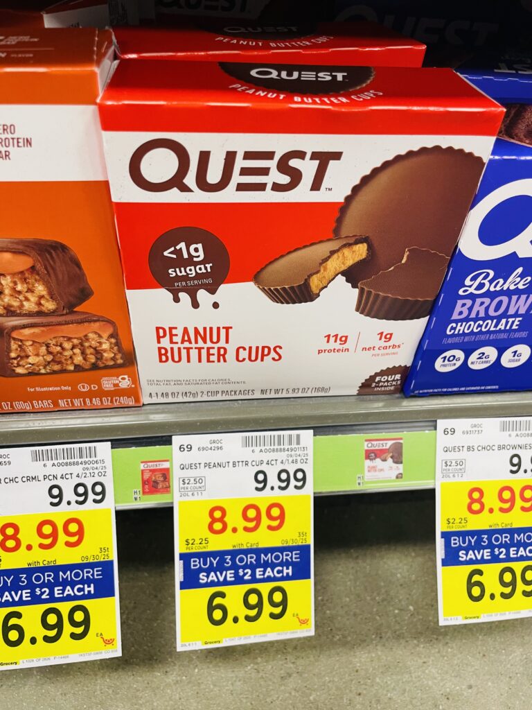 quest protein bars kroger shelf image (7)