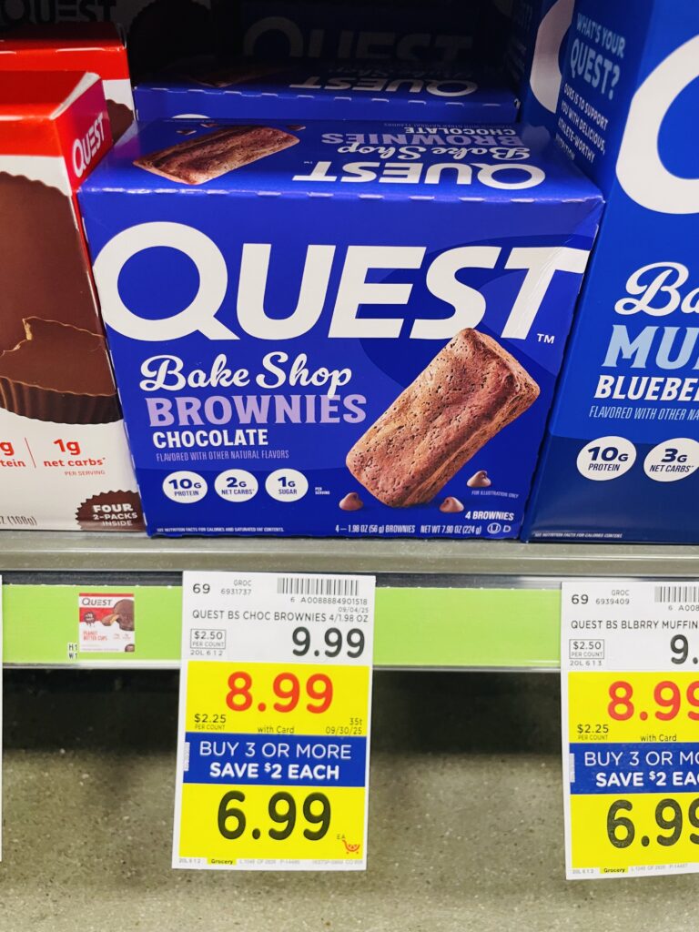 quest protein bars kroger shelf image (7)
