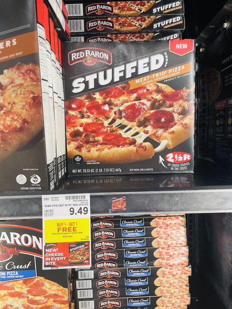 red baron stuffed crust and fully loaded kroger shelf image (2)