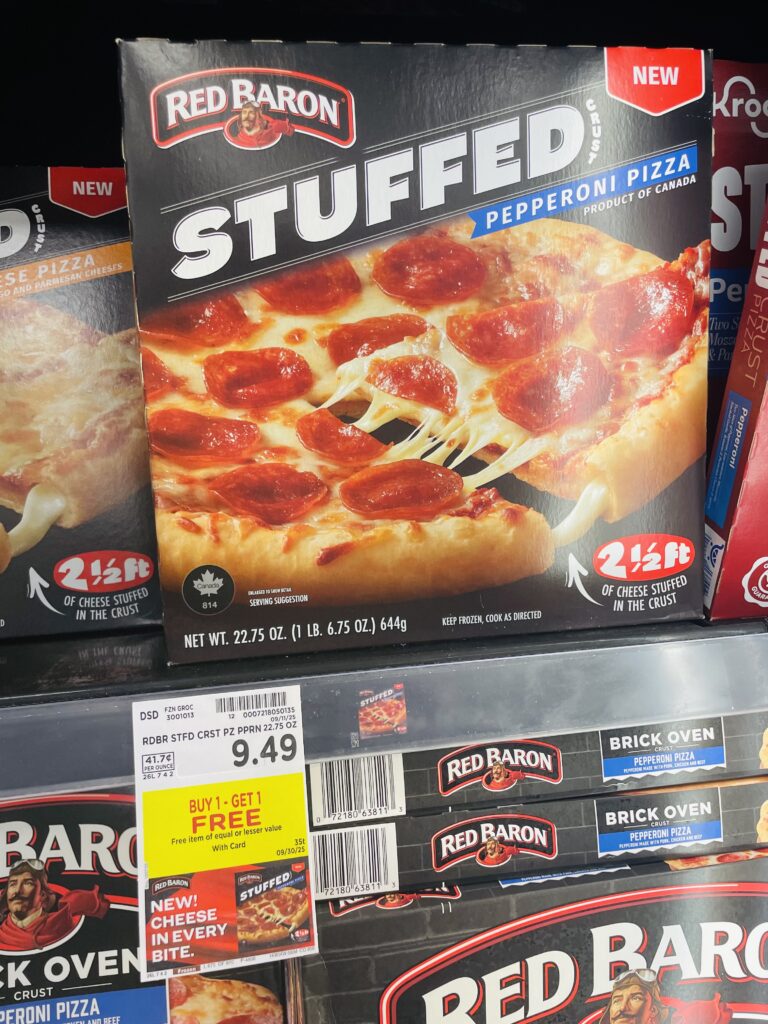 red baron stuffed crust and fully loaded kroger shelf image (2)