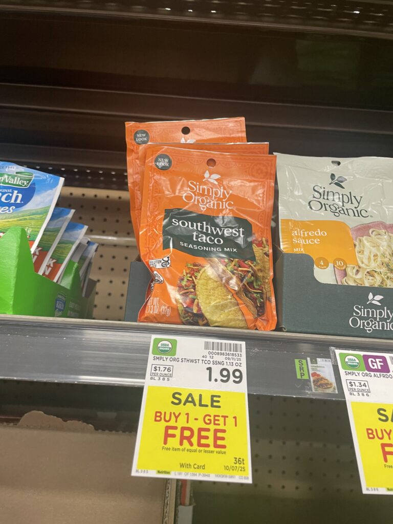 simply organic seasoning kroger shelf image (1)