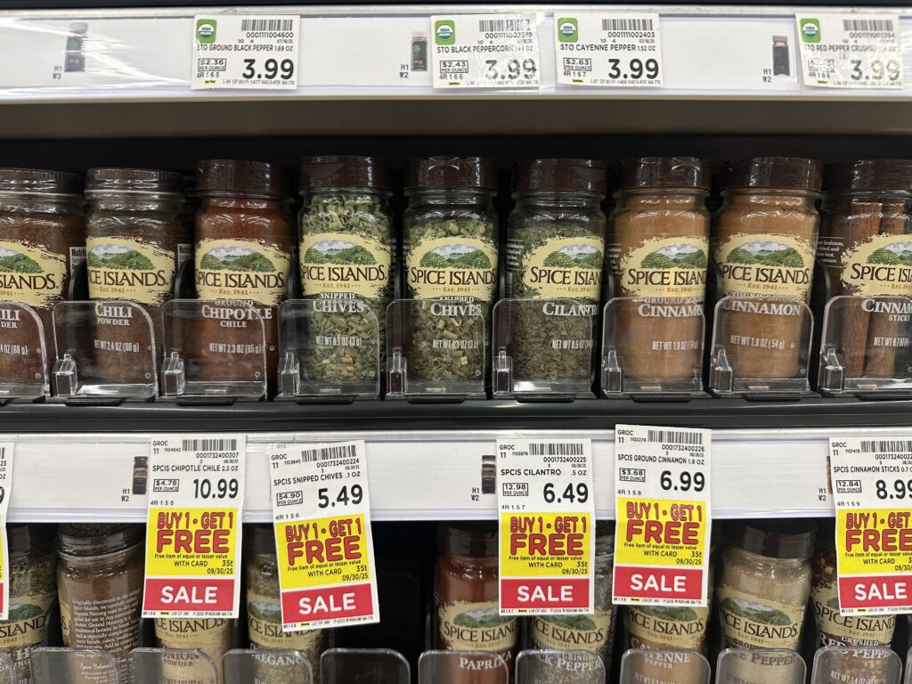 spice island spices kroger shelf image (1)