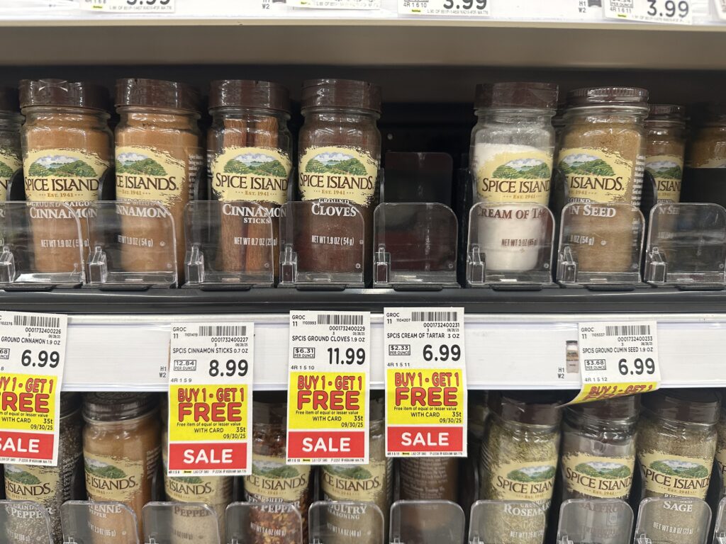 spice island spices kroger shelf image (1)