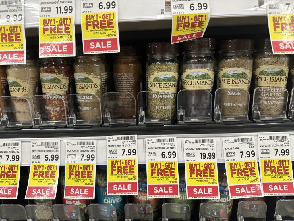 spice island spices kroger shelf image (1)