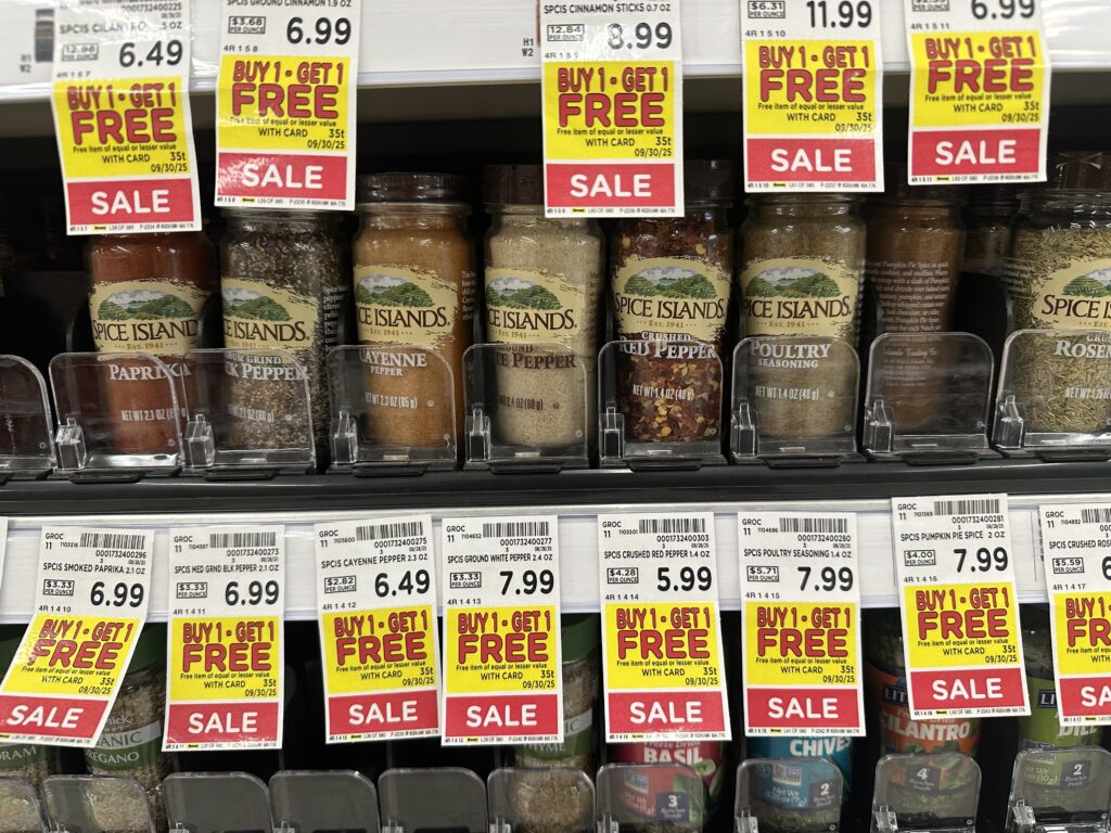 spice island spices kroger shelf image (1)