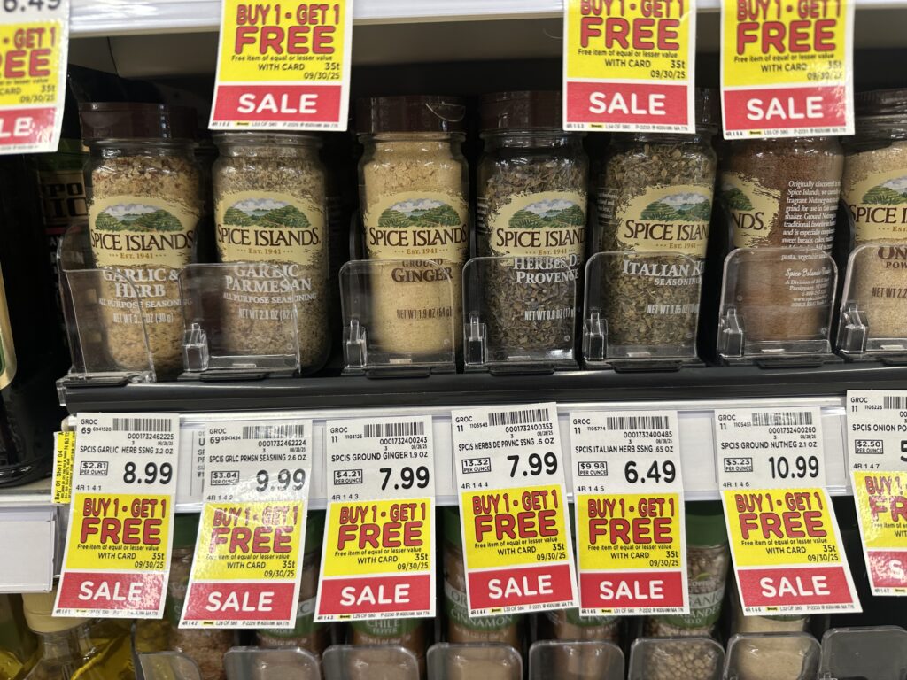 spice island spices kroger shelf image (1)