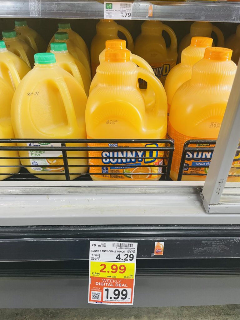 sunny d kroger shelf image