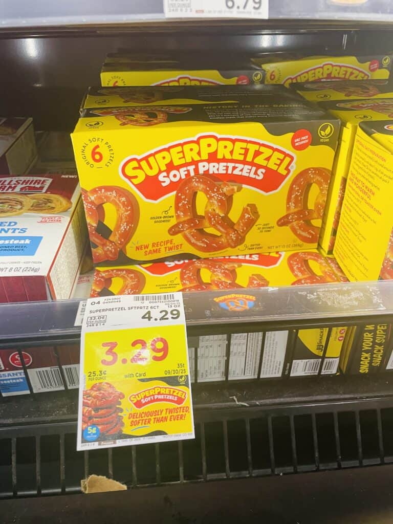 superpretzel kroger shelf image