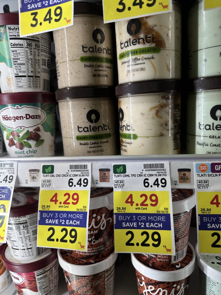 talenti gelato kroger shelf image (2)