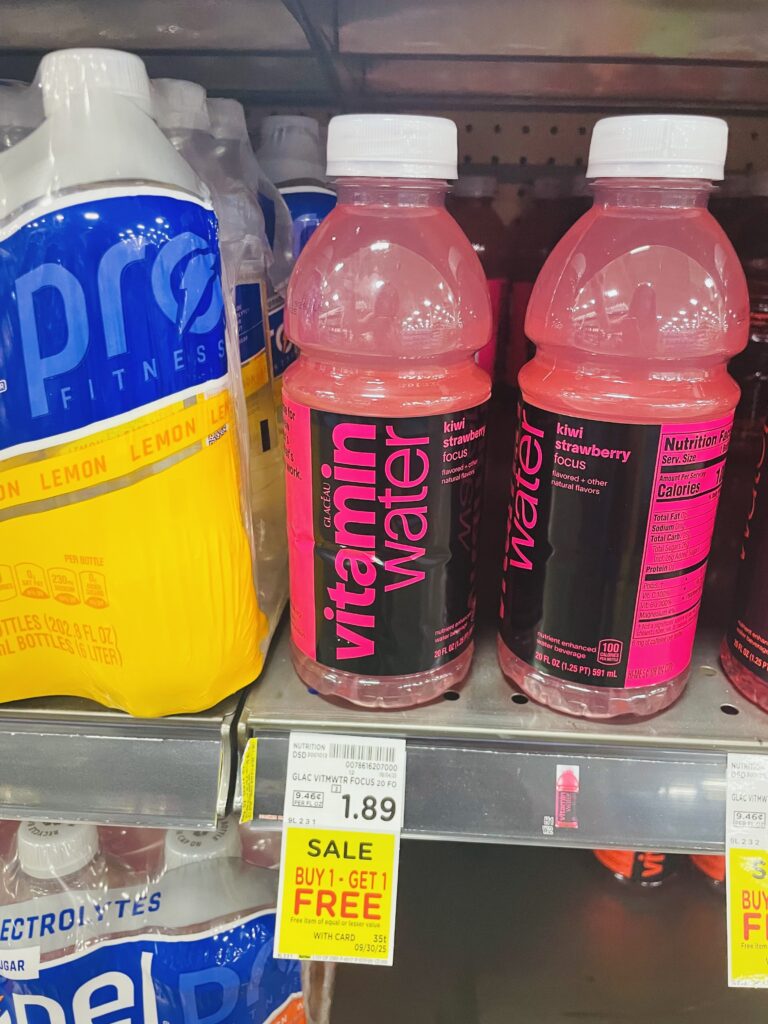 vitamin water kroger shelf image (1)