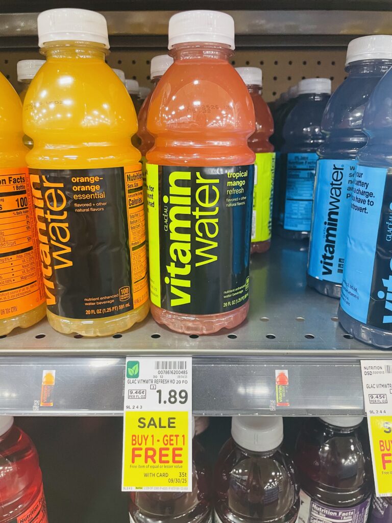 vitamin water kroger shelf image (1)