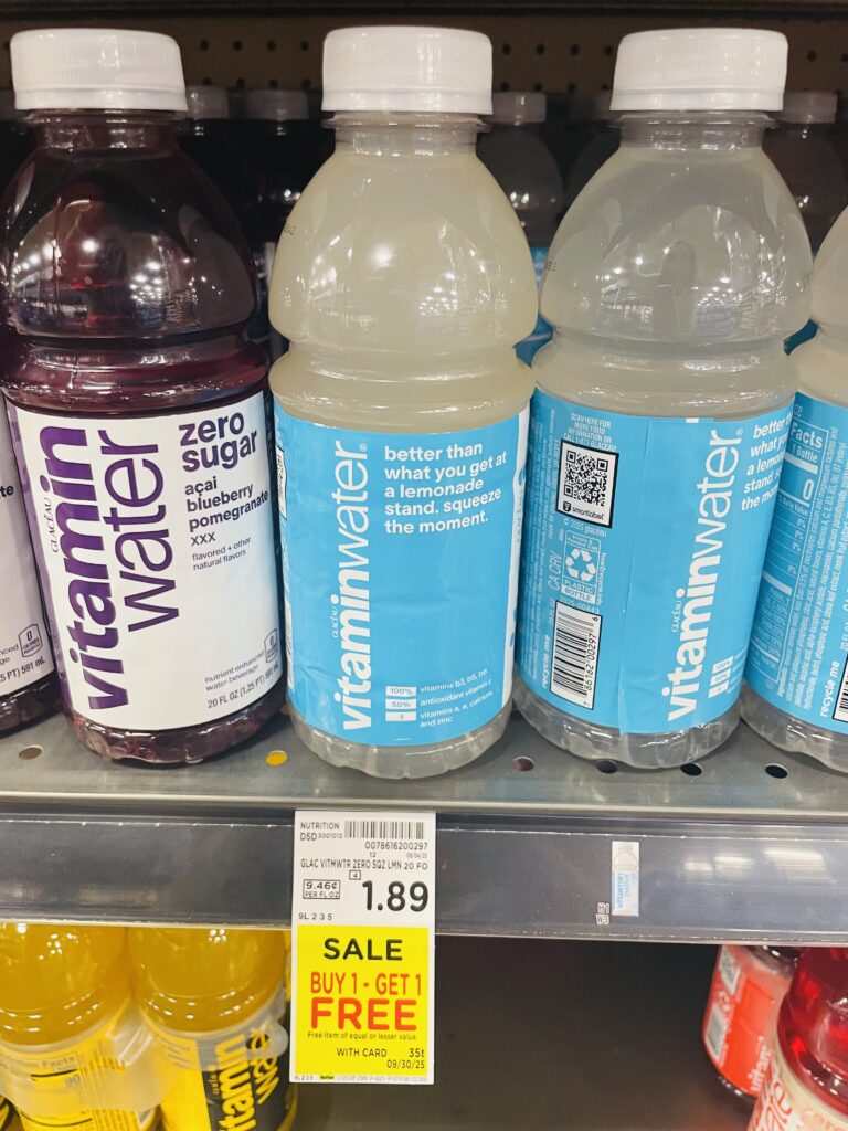 vitamin water kroger shelf image (1)