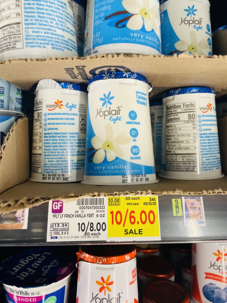 yoplait yogurt singles kroger shelf image (1)